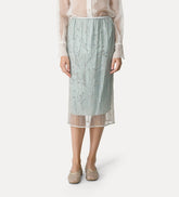 Forte Forte Firefly Embroidery Tulle Skirt With Slip - Firefly