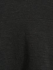Majestic Filatures Stretch Linen S/S V-Neck - Noir