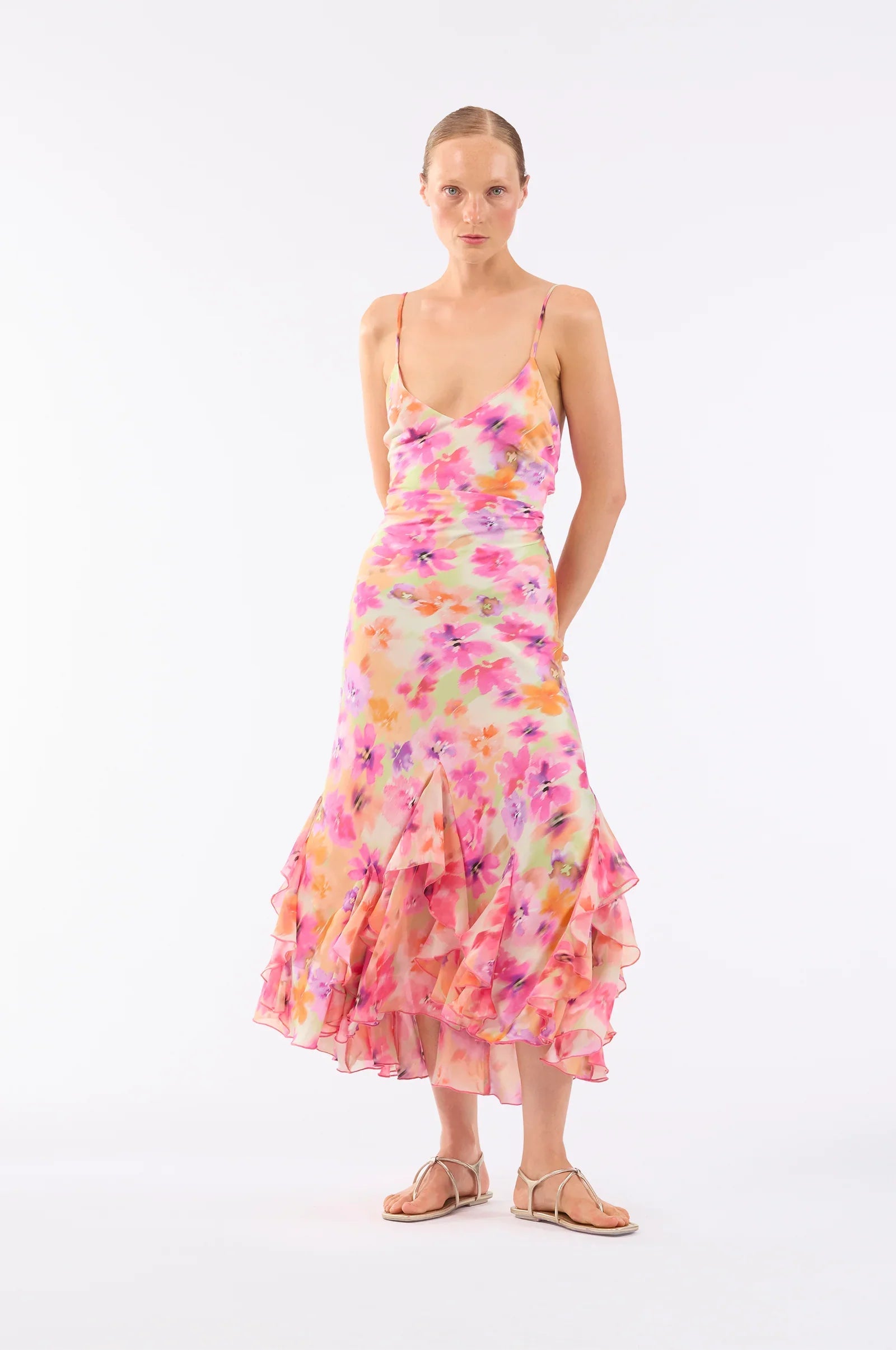 Le Superbe Frida Slip Dress - Frida Flowers