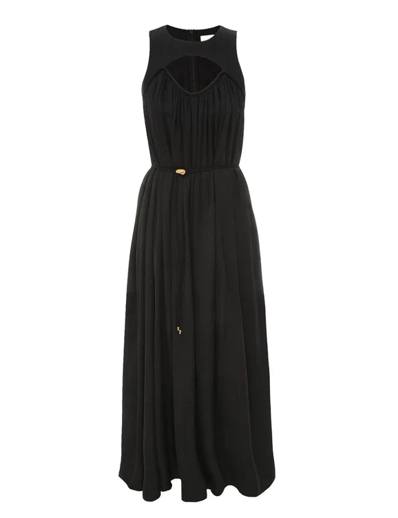 Zimmermann Balance Swing Maxi Dress - Black