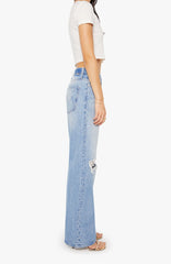 MOTHER The Dodger Sneak Jeans - Floral Frenzy