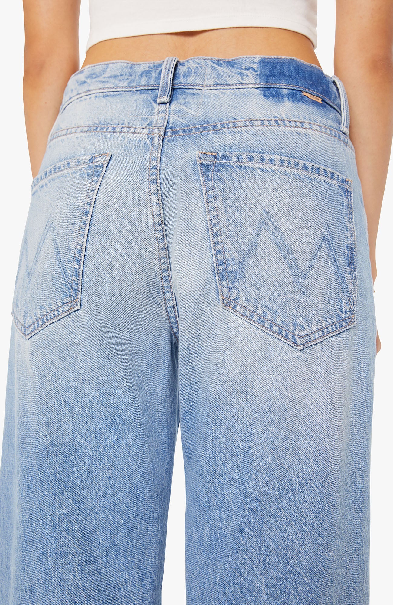 MOTHER The Dodger Sneak Jeans - Floral Frenzy