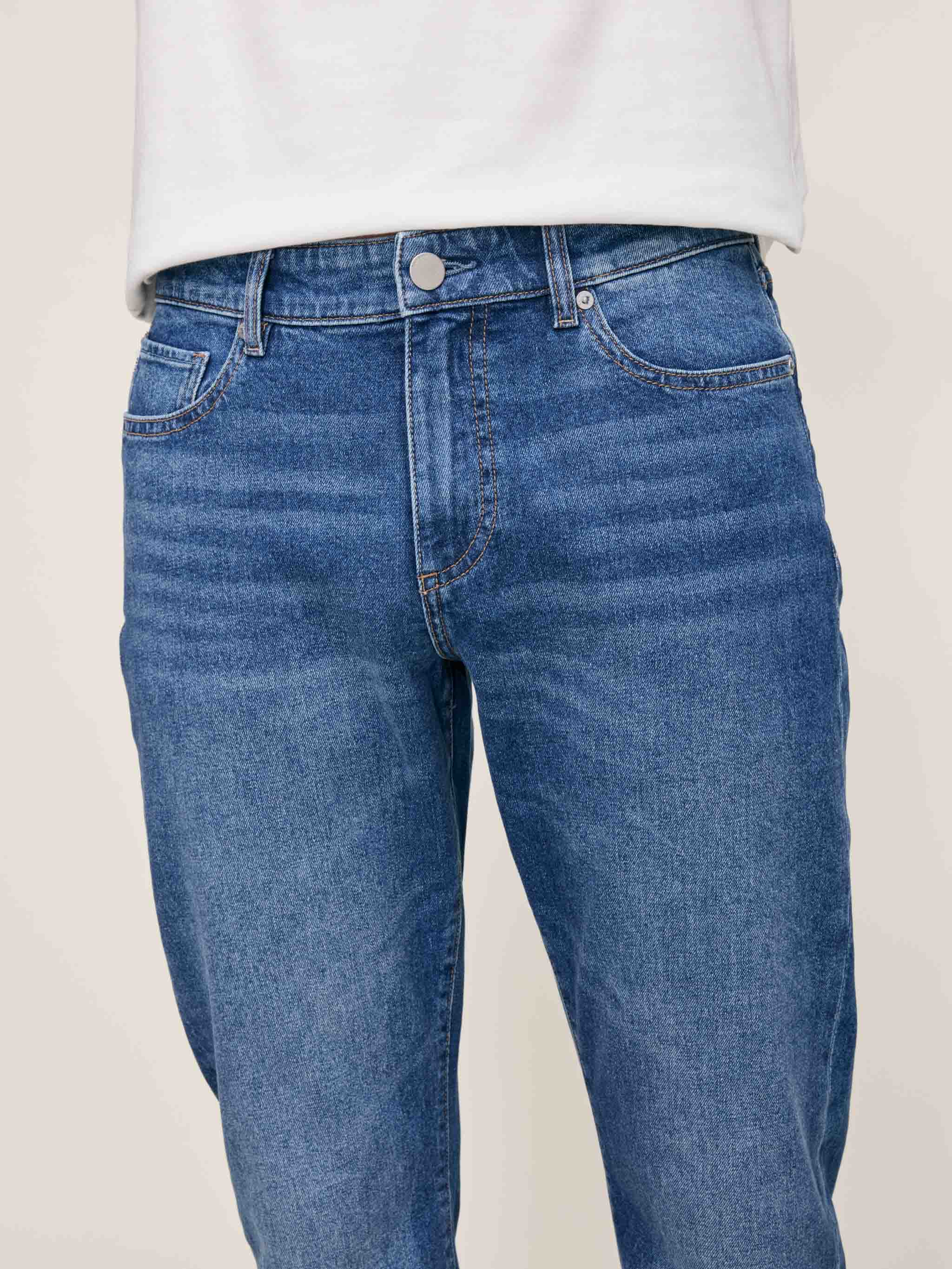 DL1961 Men's Russell Slim Straight Jeans - North Beach