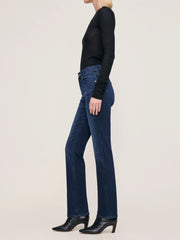 DL1961 Patti Straight High Rise 31" Jeans - Blue Cave