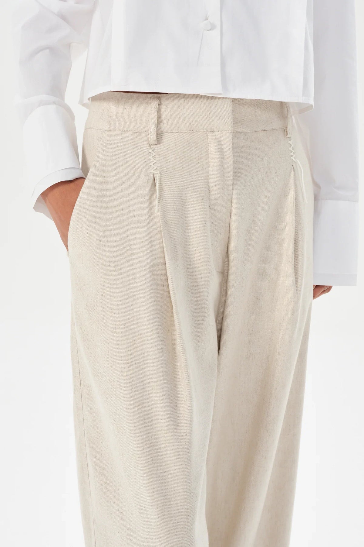 Maria Cher Irigoyen Vanessa Pants - Ecru
