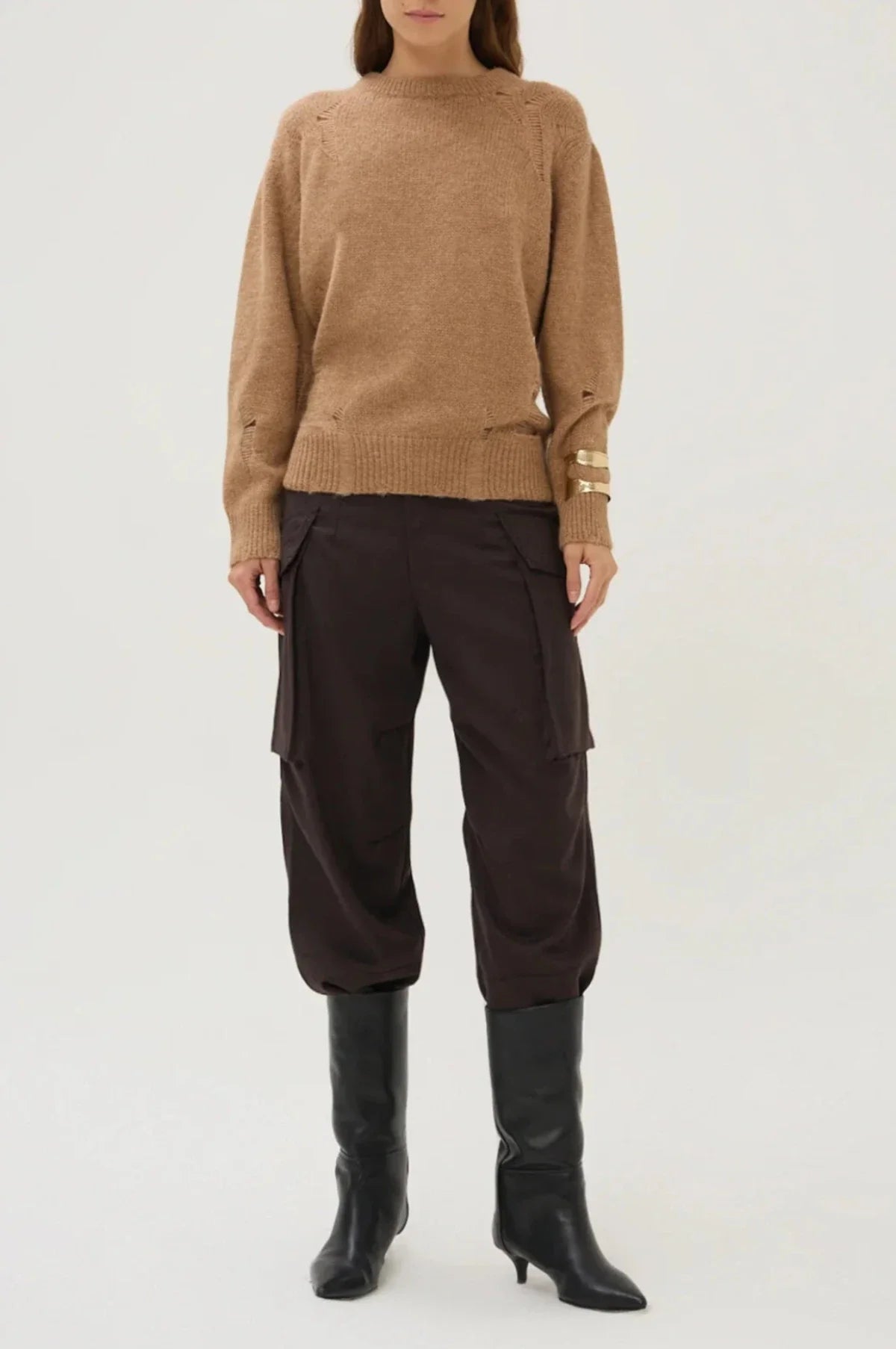 Maria Cher Yorke Kya Pullover - Camel