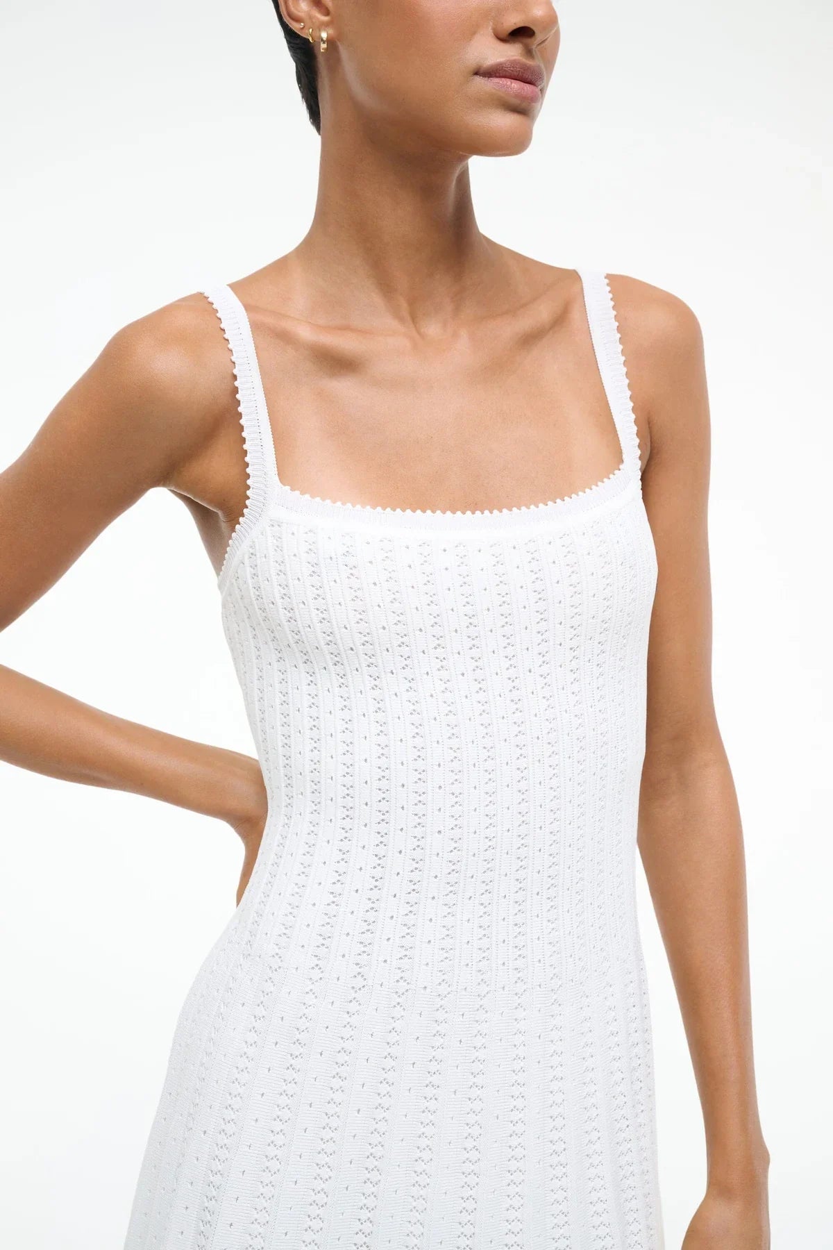 Staud Ellen Mini Dress - Ivory