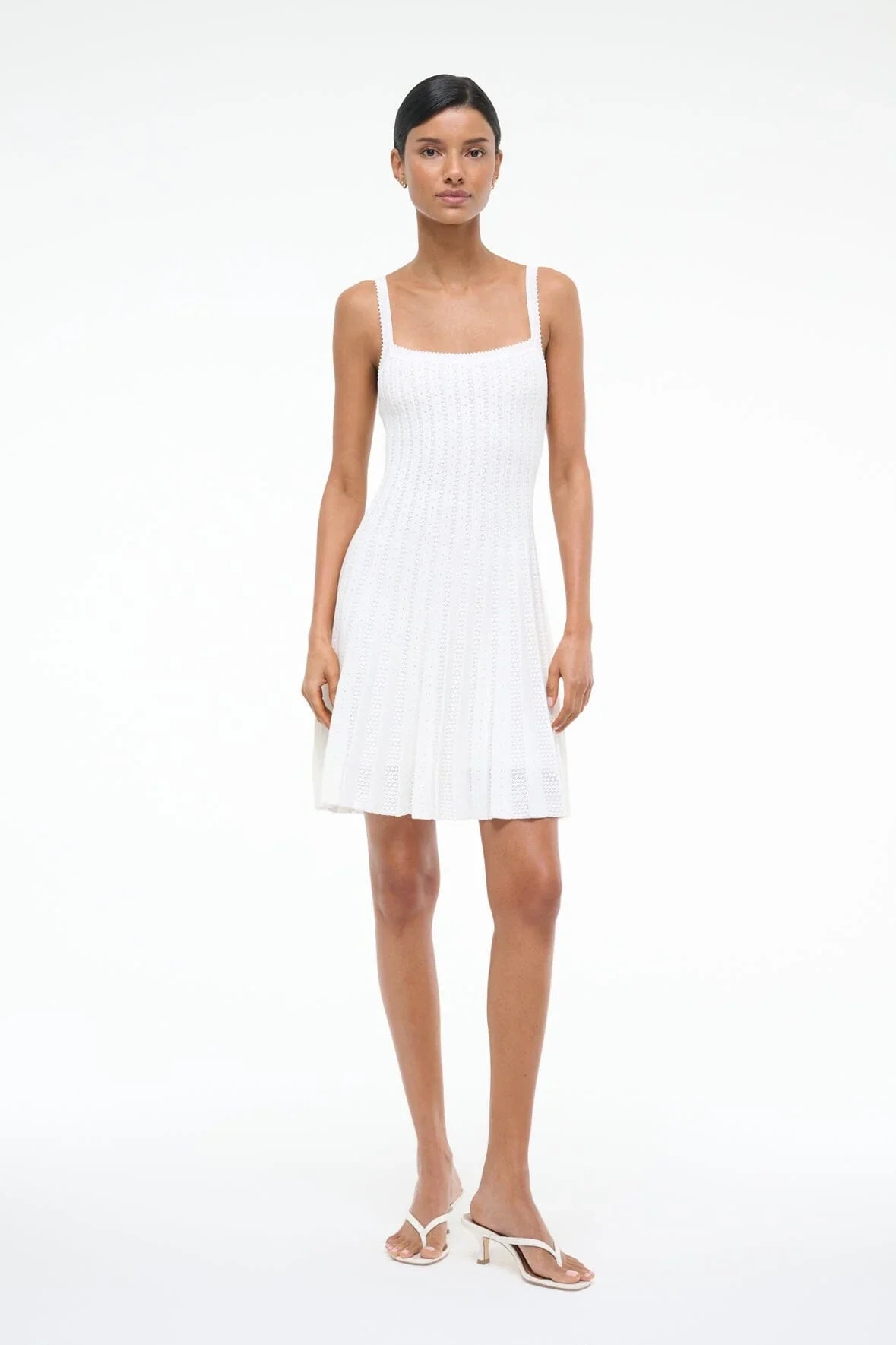 Staud Ellen Mini Dress - Ivory