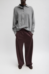 Tibi Active Knit Winslow Pant - Brown