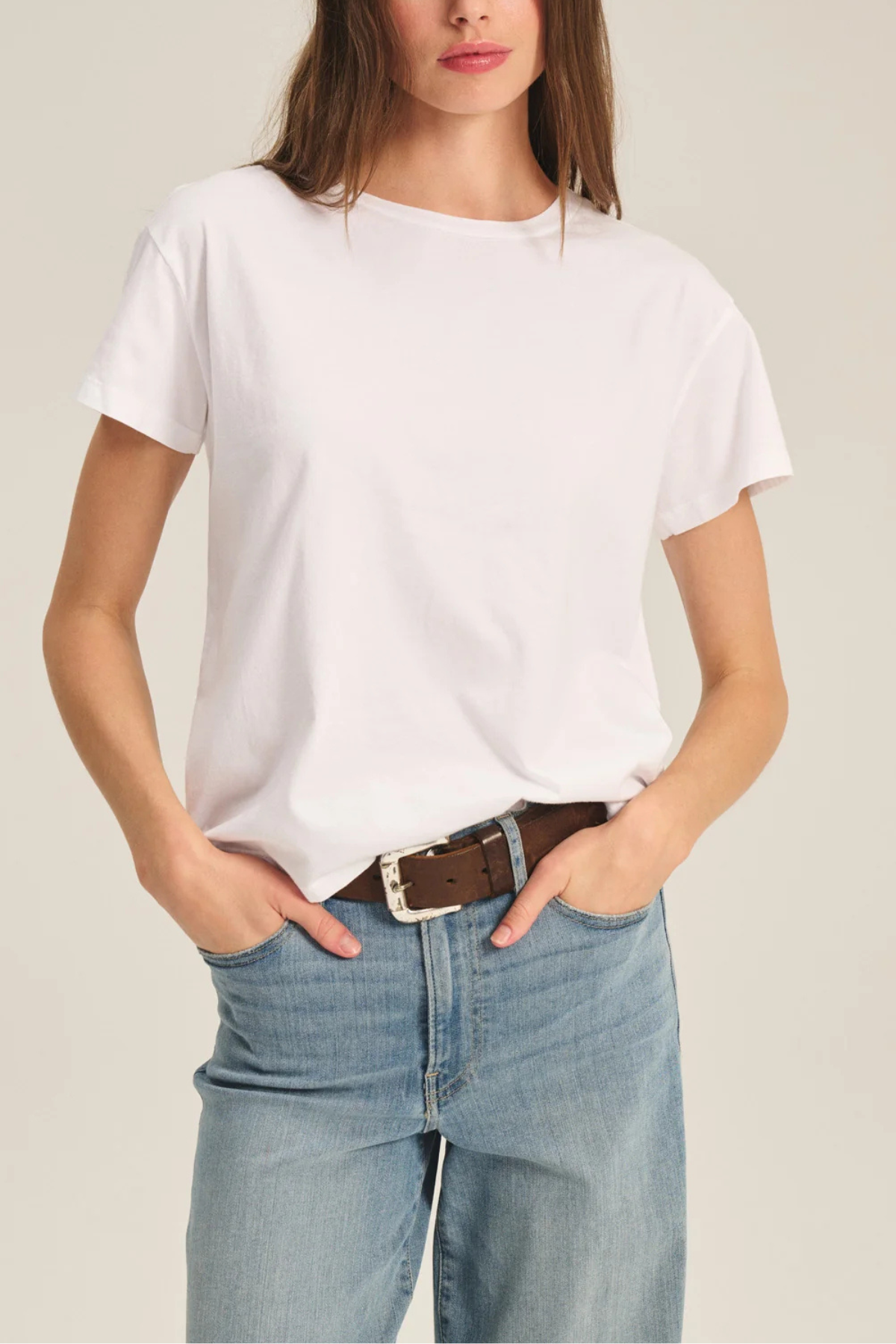 Velvet Tia Tee - White