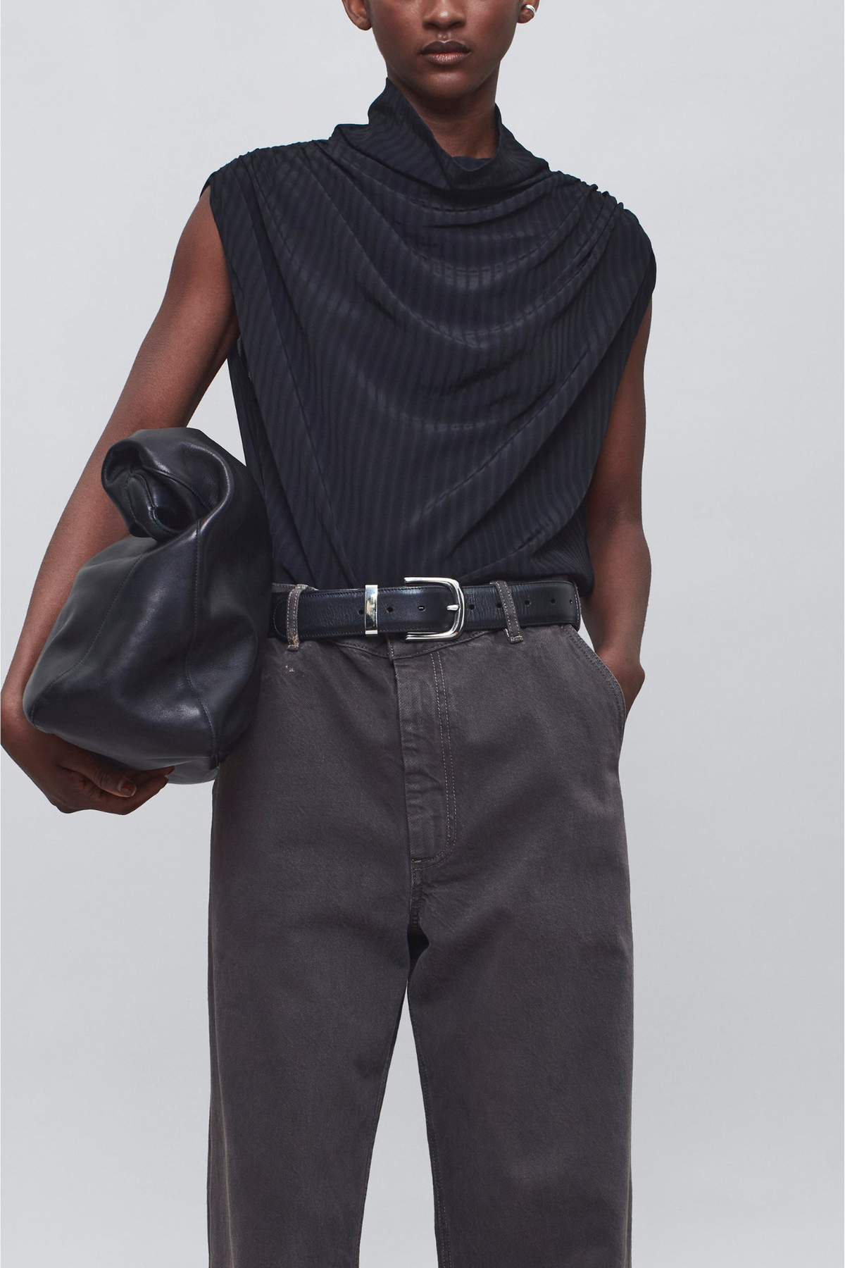 Kallmeyer Penny Draped Top - Shadow