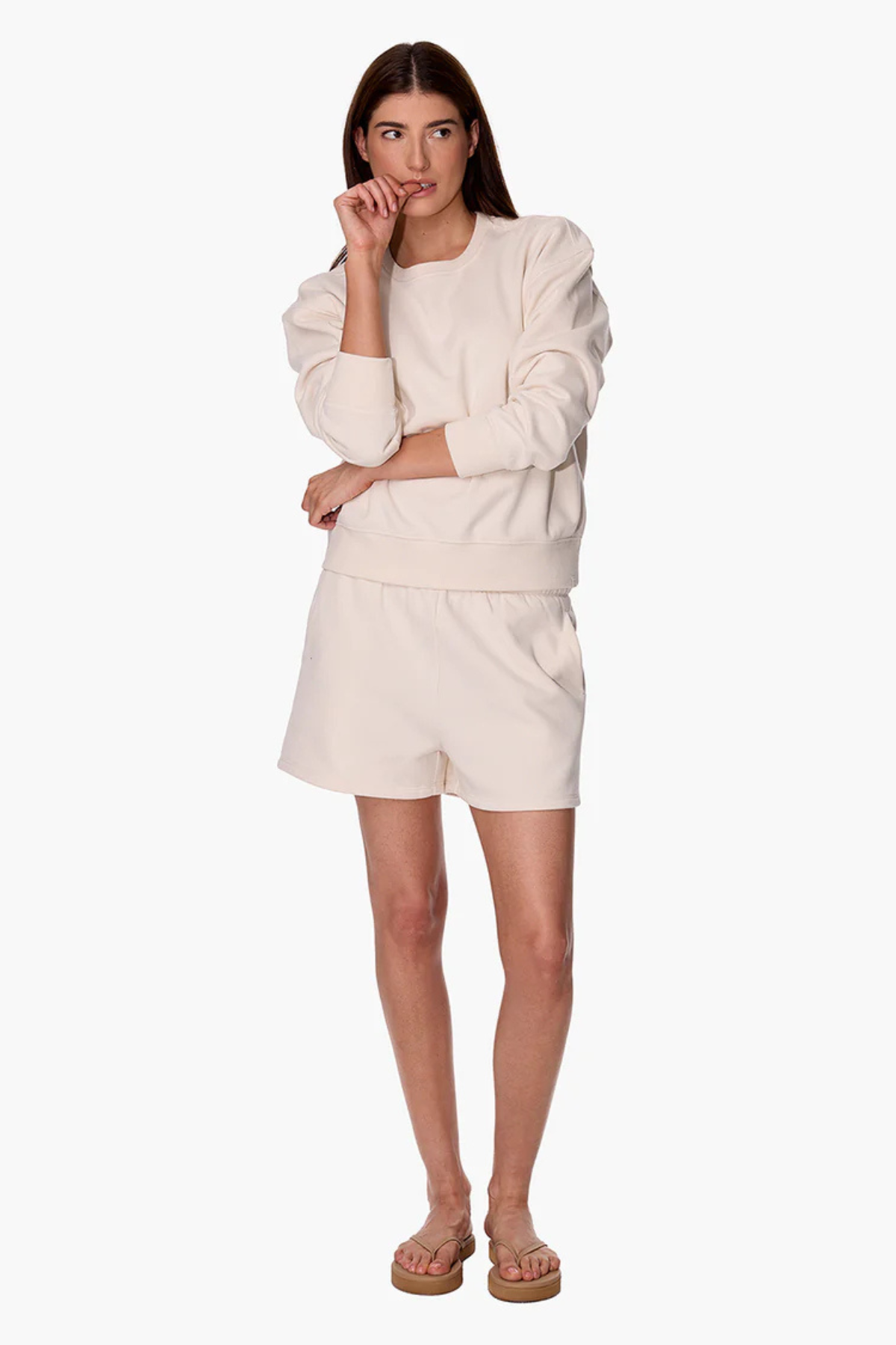 Tkees CloudSoft Crewneck - Bone
