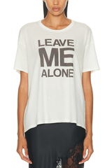 R13 Leave Me Alone Relaxed T-Shirt - Ecru White