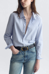 Nili Lotan Raphael Classic Shirt - Ciel Stripes