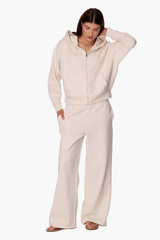 Tkees CloudSoft Zip Up Hoodie - Bone