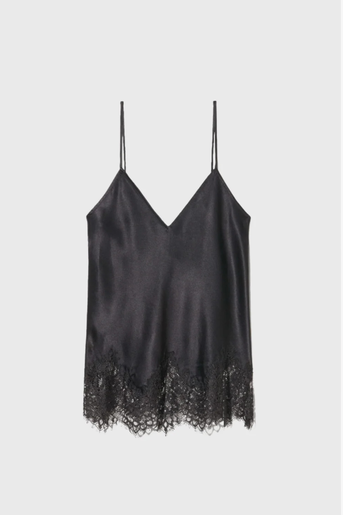 Nili Lotan Nadine Lace Cami Top - Black