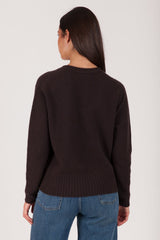 Oh My Goat Cashmere Long Sleeve V-Neck Sweater - Moro