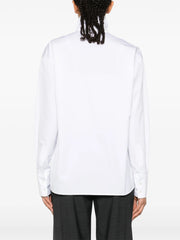 Fabiana Filippi High-Neck Poplin Shirt - White