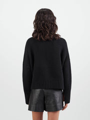 Soft Goat Girlfriend Turtleneck - Black