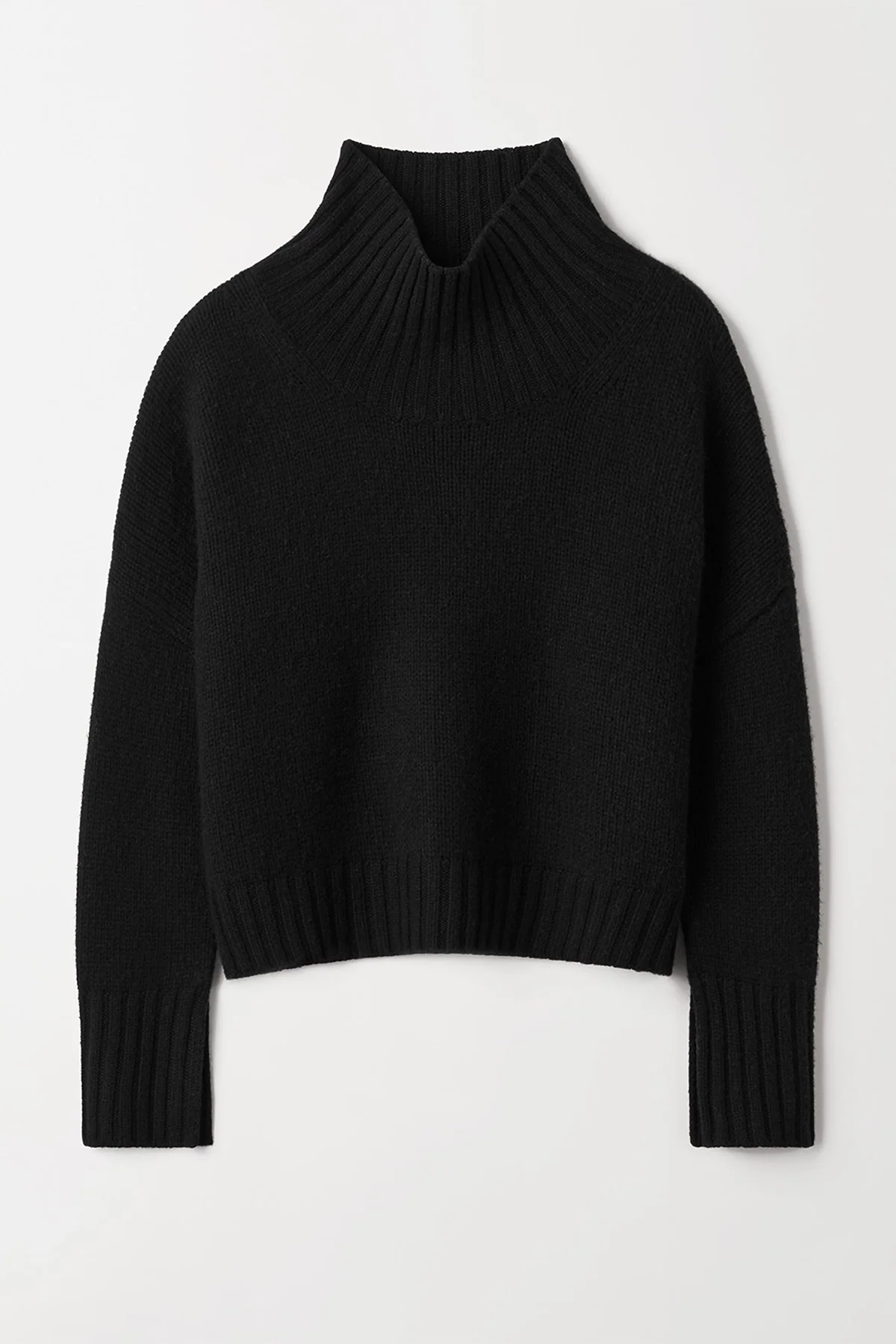 Soft Goat Girlfriend Turtleneck - Black