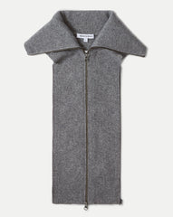 Veronica Beard Beach Cashmere Dickey - Medium Heather Grey