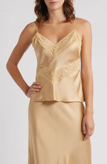 LoveShackFancy Brimsley Top - Camel Charm