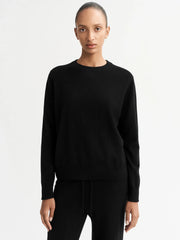 Soft Goat Cashmere Set - Black