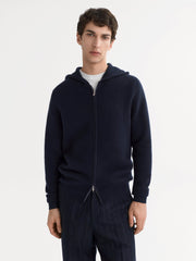 Soft Goat Men's Chunky Hoodie - Navy