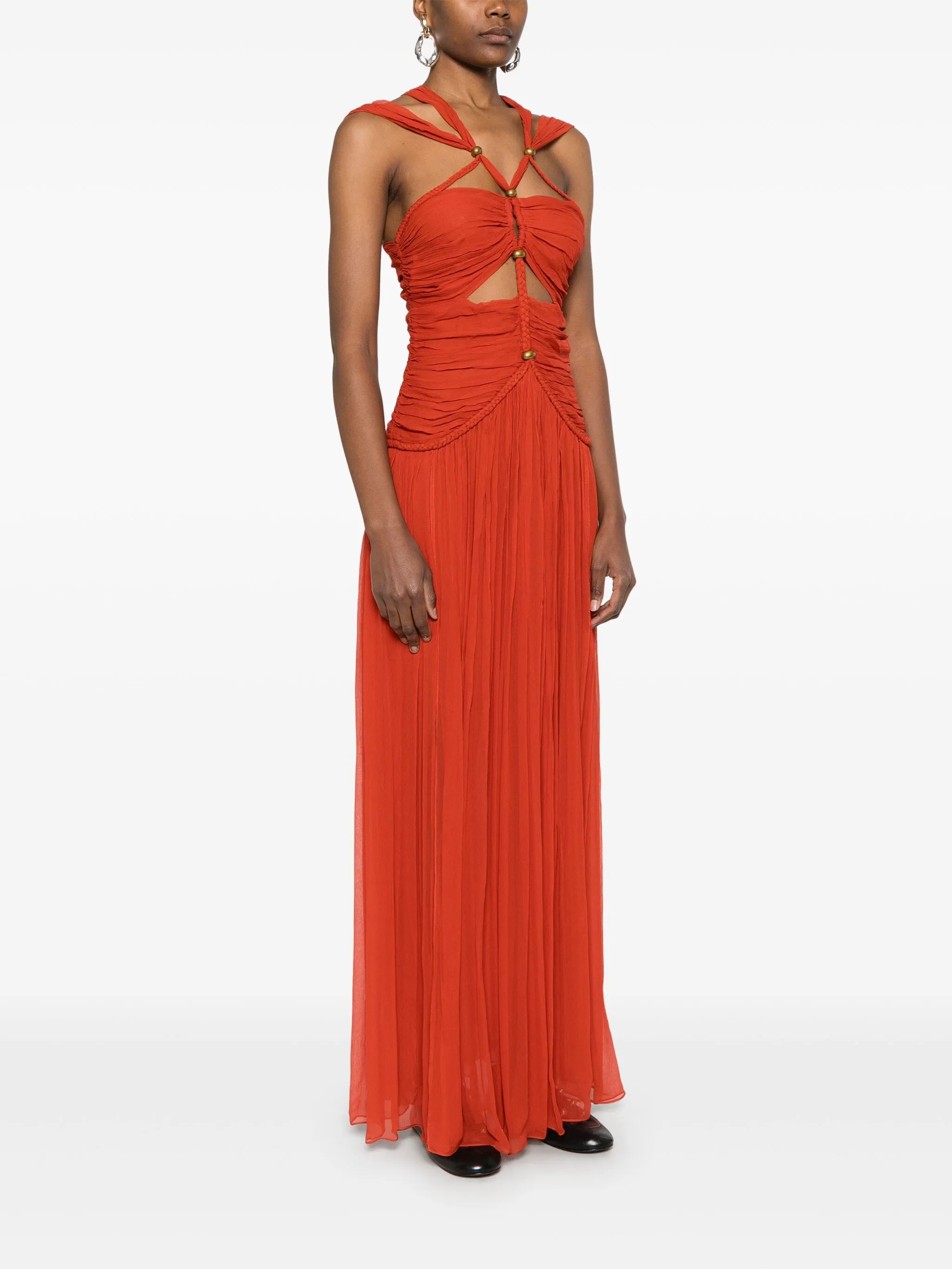 Isabel Marant Rafael Dress - Burnt Orange
