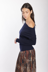 Ramy Brook Chance Sweater - Navy