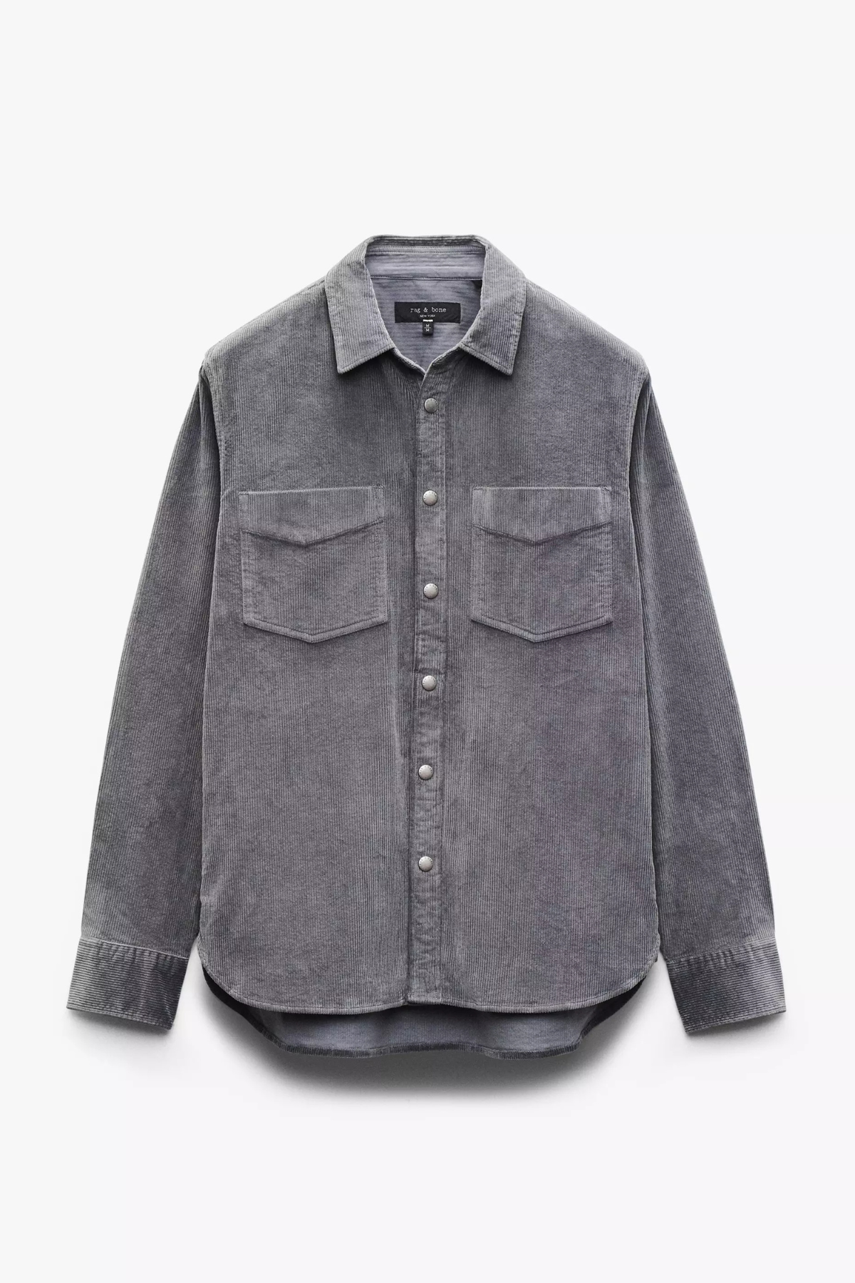 Rag & Bone Men's Corduroy CPO Shirt - Slate