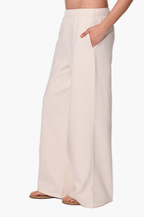 Tkees CloudSoft Wide Leg Jogger - Bone