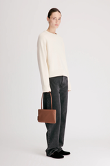 Loulou de Saison Breha Sweater With Piping - Ivory