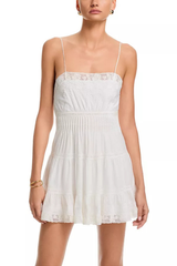 LoveShackFancy Zuri Dress - White