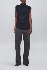 Kallmeyer Penny Draped Top - Shadow