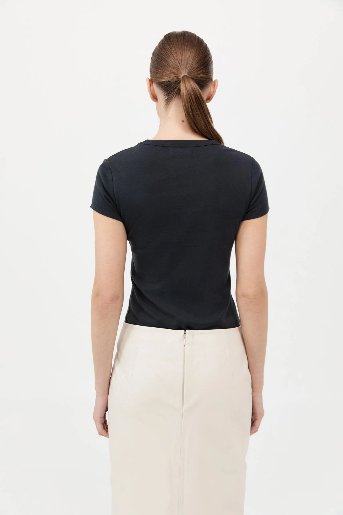 St. Agni Organic Cotton Baby Tee - Black