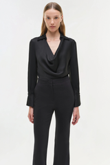 Simkhai Symone Satin Top - Black