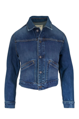 Nili Lotan Carly Denim Jacket - Simon Wash
