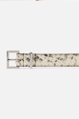 Frame The Petite Square Buckle Belt - Snakeskin