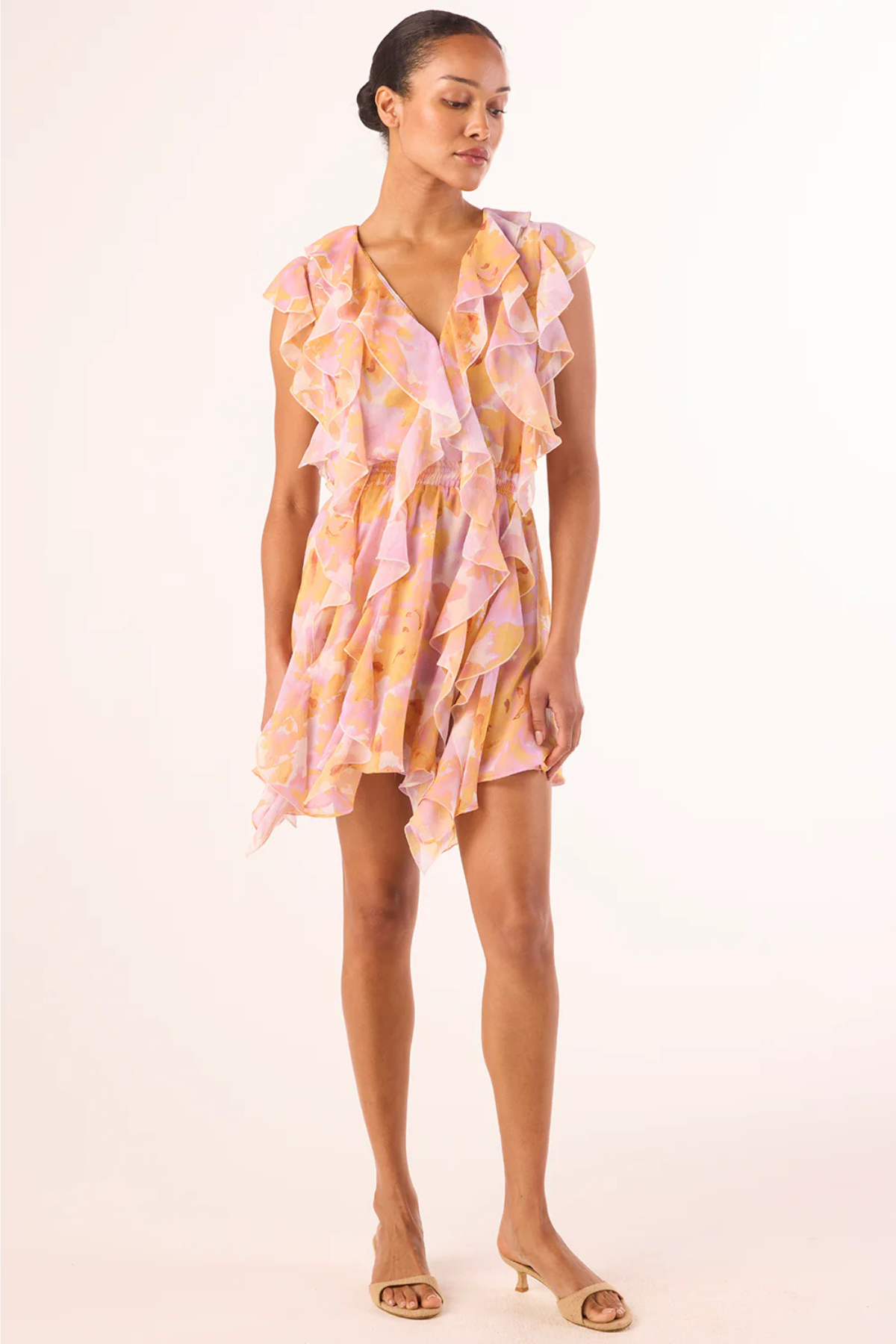 Misa Jasmine Dress - Watercolor Flora