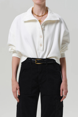Citizens of Humanity Mirelle Funnel-Neck Sweatshirt - Pashmina