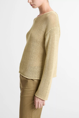 Vince Coated Cotton Pullover - Maiz