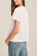 Velvet Tia Tee - White