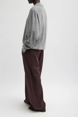 Tibi Active Knit Winslow Pant - Brown
