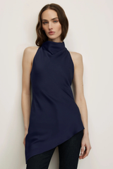 Veronica Beard Radford Tunic Top - Navy