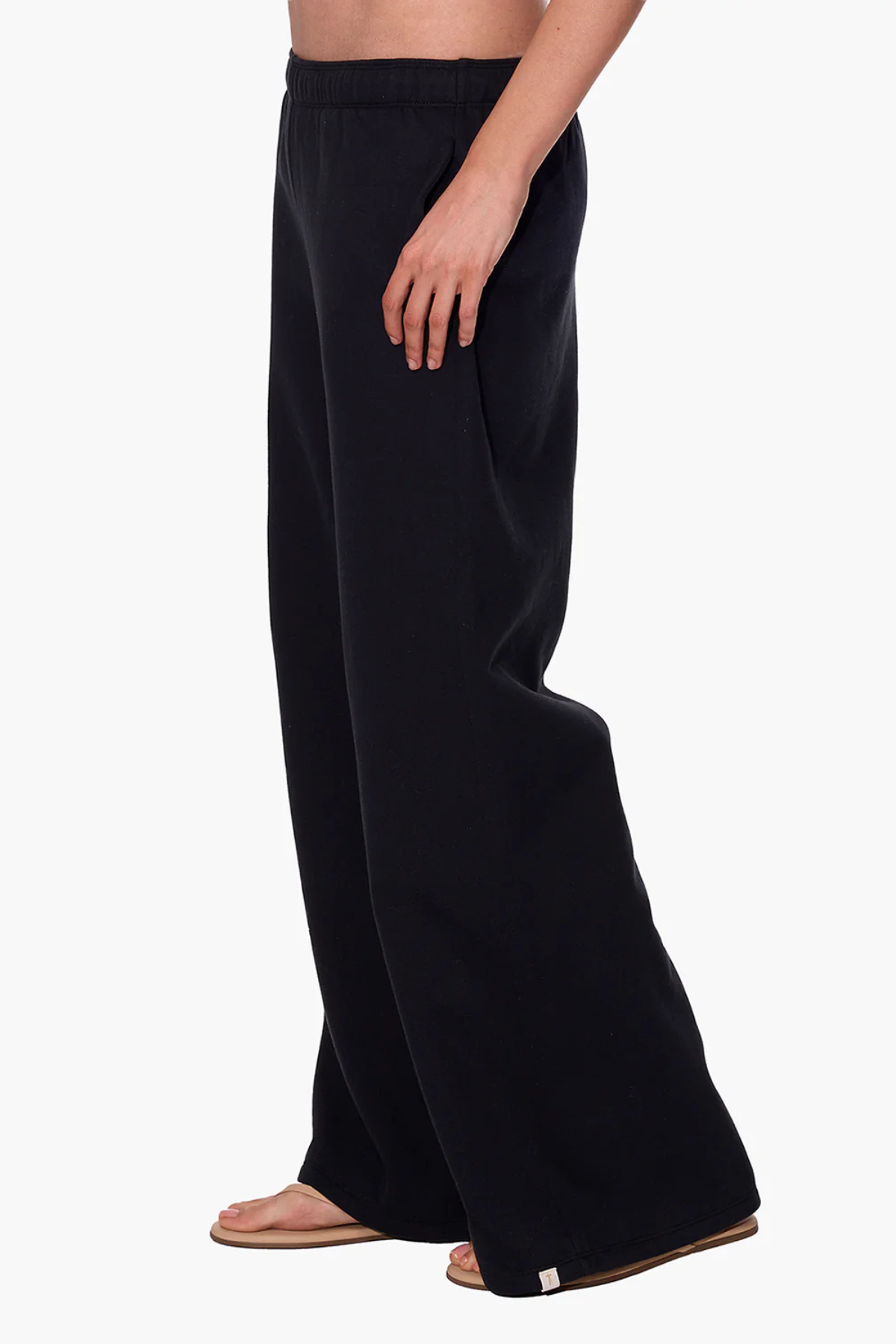 Tkees CloudSoft Wide Leg Jogger - Black