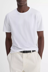 Vince Men's Pima Cotton Crew Neck T-Shirt - Optic White