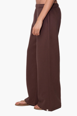 Tkees CloudSoft Wide Leg Jogger - Dark Chocolate