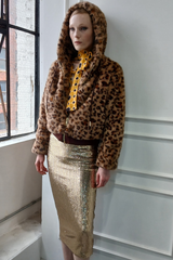 Le Superbe Gold Rush Liza Skirt - Gold Rush Sequins