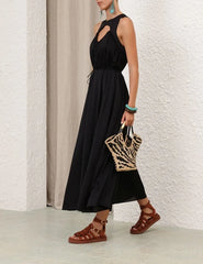 Zimmermann Balance Swing Maxi Dress - Black